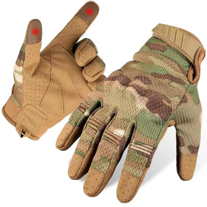 Gants tactiques pour hommes, écran tactile, Sport en plein air, Paintball, Combat, randonnée, chasse
