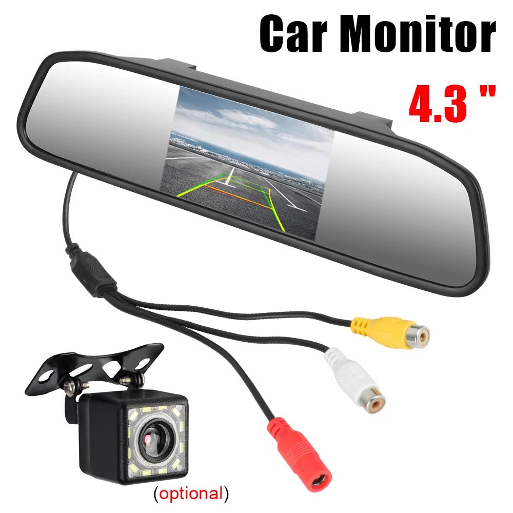 Caméra de recul pour lecteur de voiture 12V, rétroviseur intérieur, moniteur de stationnement, écran
