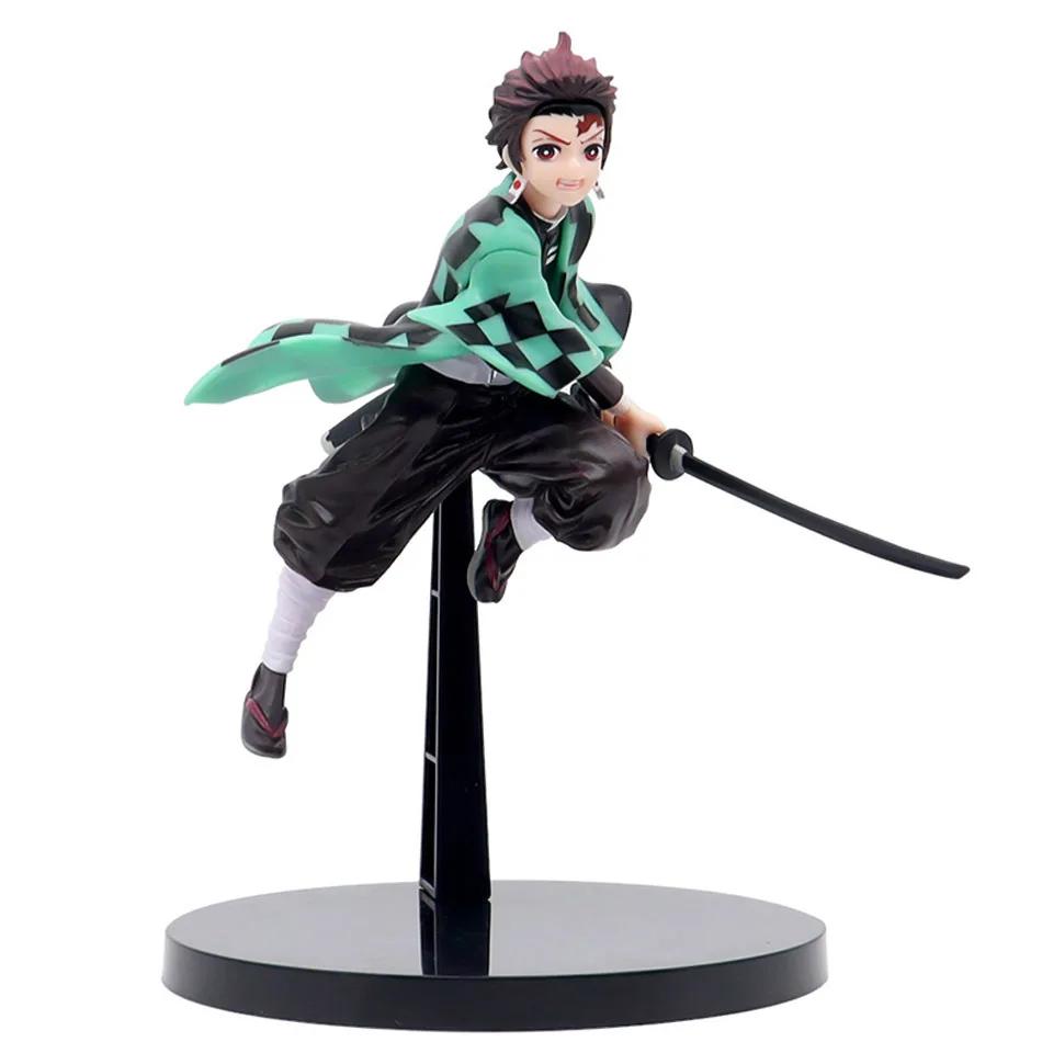 Figurine de dessin animé Demon Slayer Kimetsu no Yaiba, Kamado Tanjirou, Agatsuma Zenitsu Nezuko War