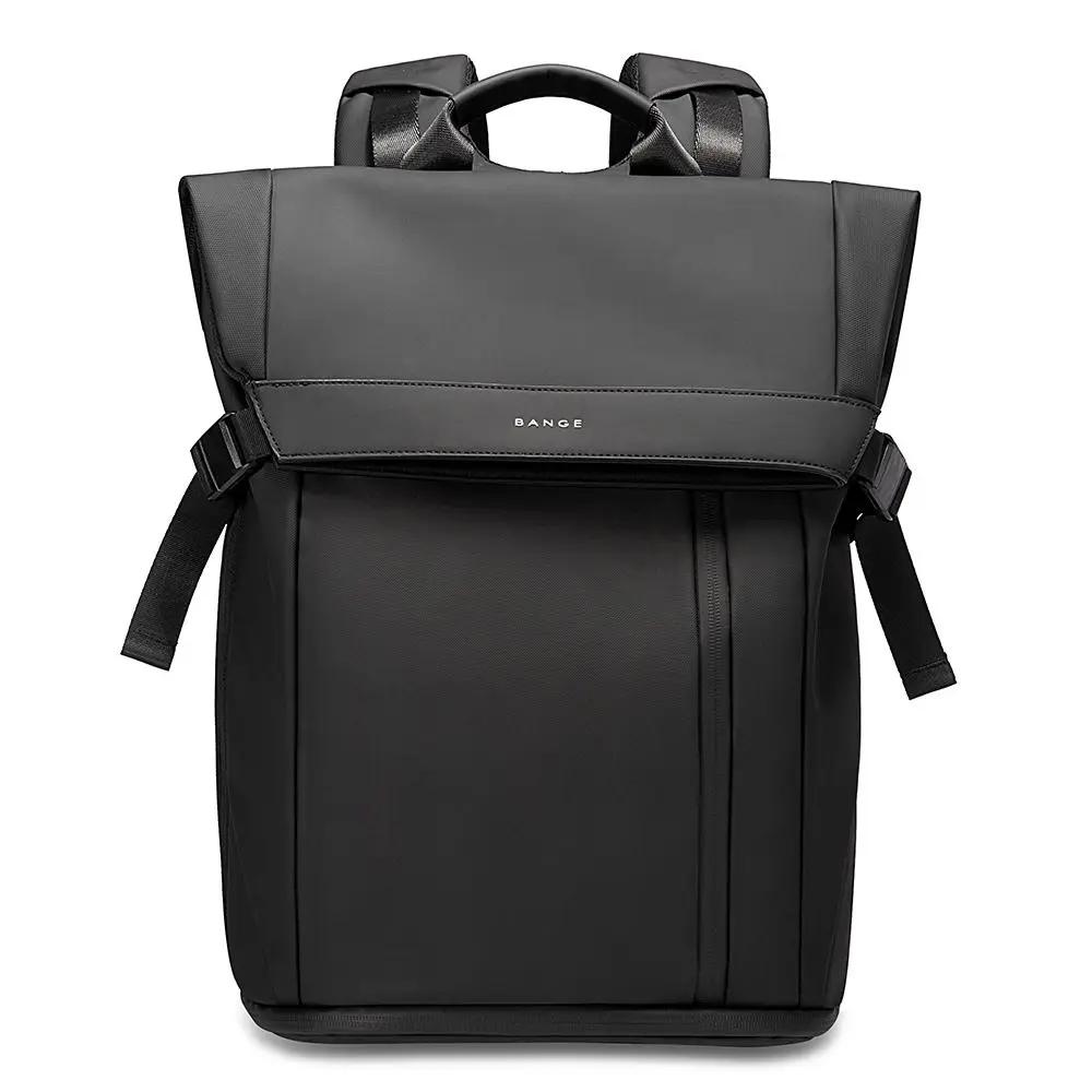 Mochila Bange-Sac de voyage étanche à compartiments multiples pour homme, ordinateur portable, noir,