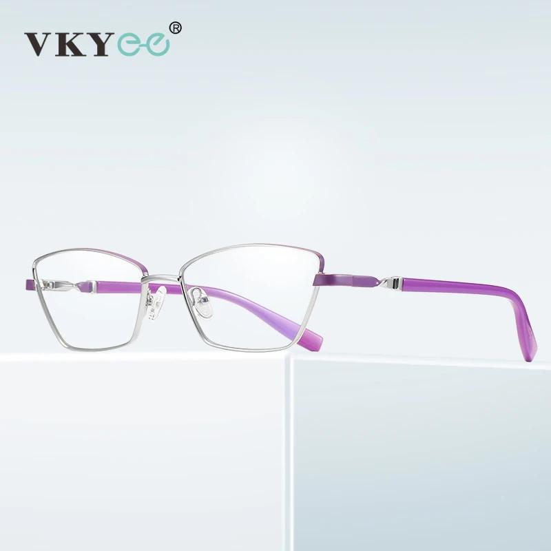 VICKY nouvelle mode Anti lumière bleue lunettes de lecture femmes métal myopie lunettes de Prescript