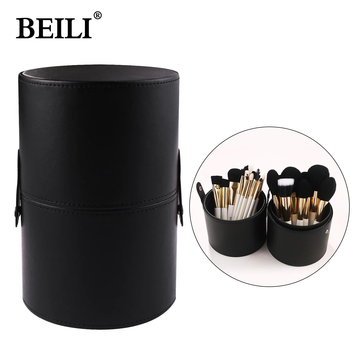 BEILI pinceau de maquillage cylindre brosses support de rangement organisateur étui de voyage pour o
