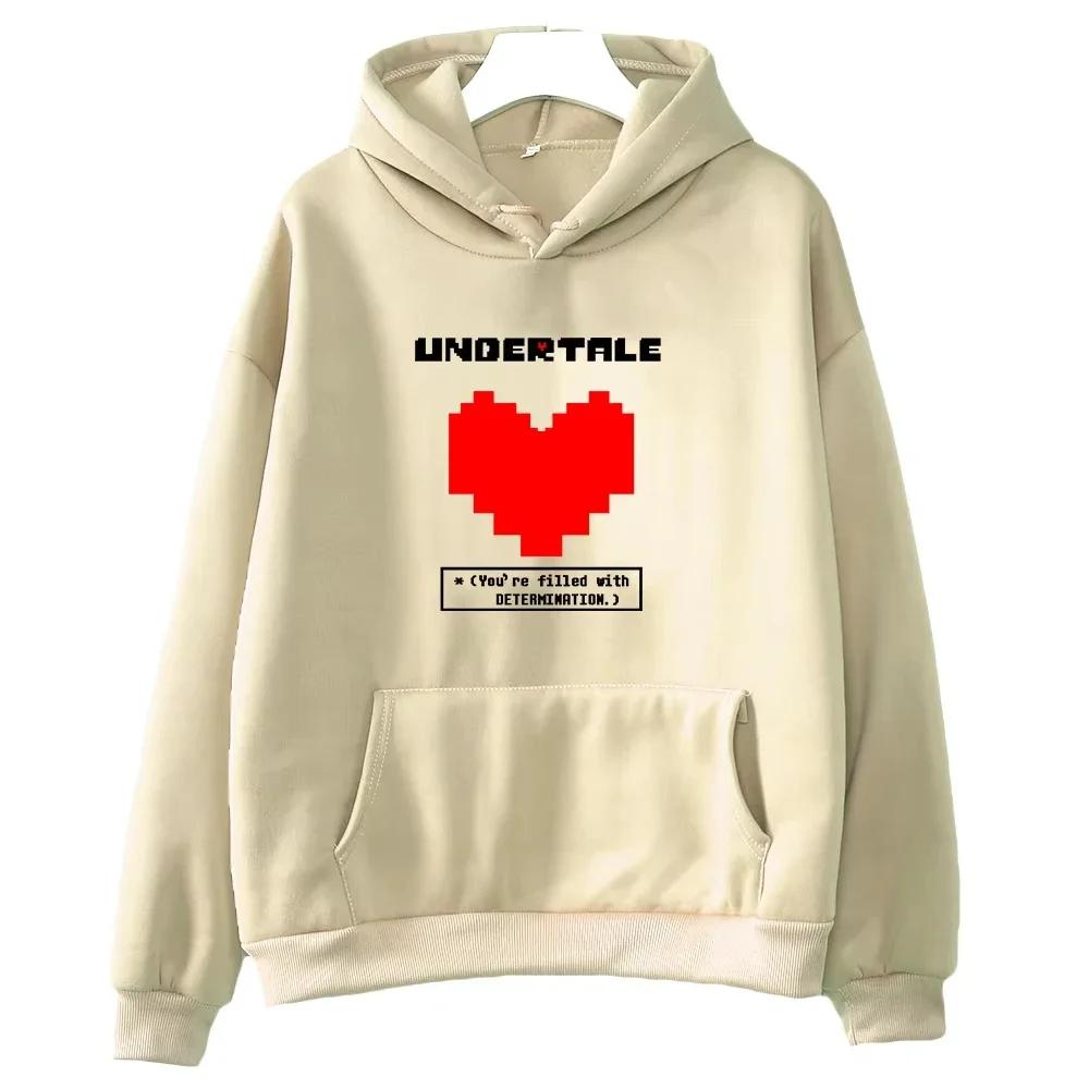 Jeu Undertale : Vous êtes plein de détermination. Sweats à capuche imprimés pour hommes et femmes, v