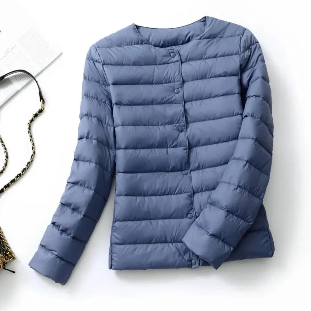 Doudoune femme Plus manteaux doudoune de canard léger femme tissu mat manteau léger chaud femme coup