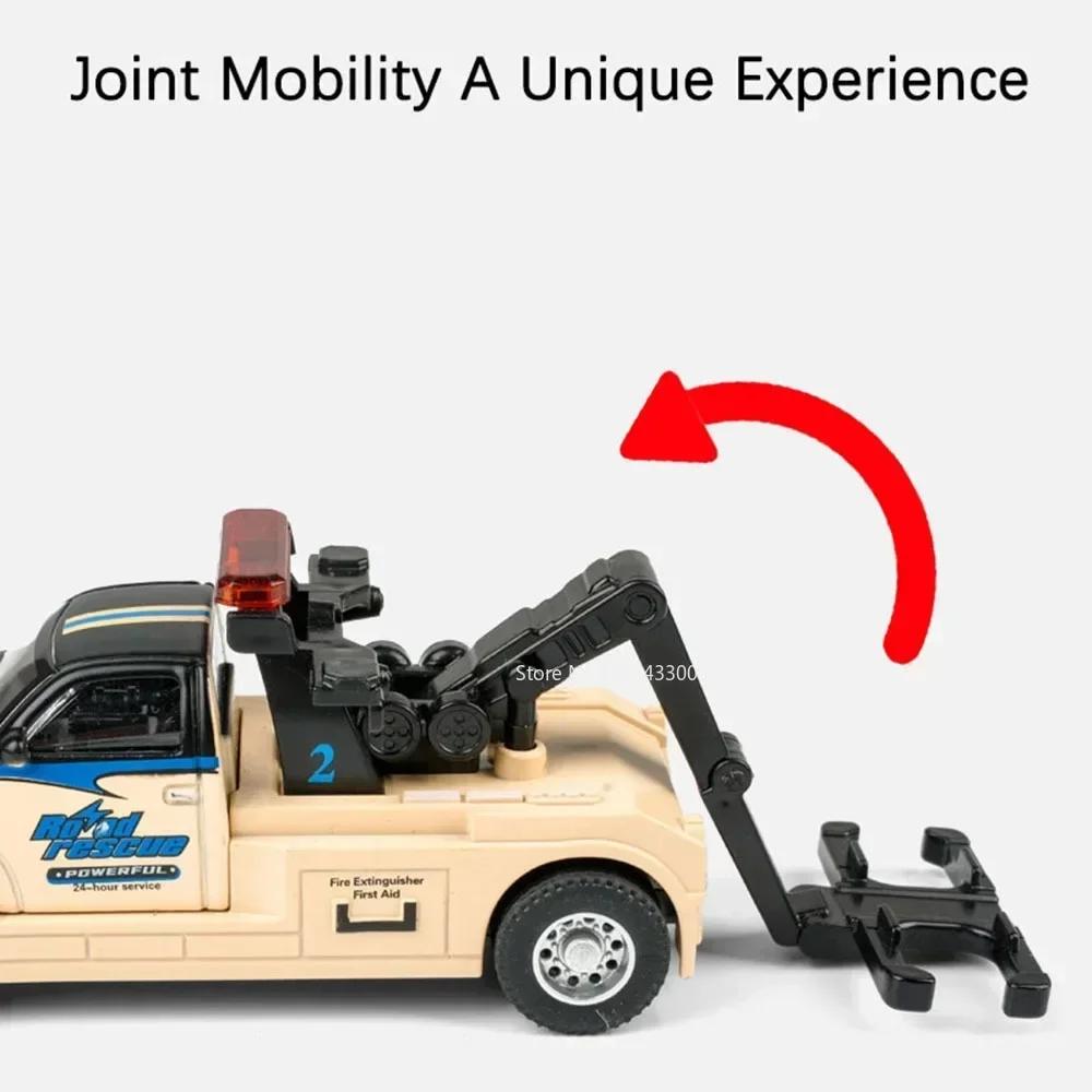 Modèle de remorque en alliage, conteneur échelle 1:64, voiture jouet en métal moulé sous pression, J