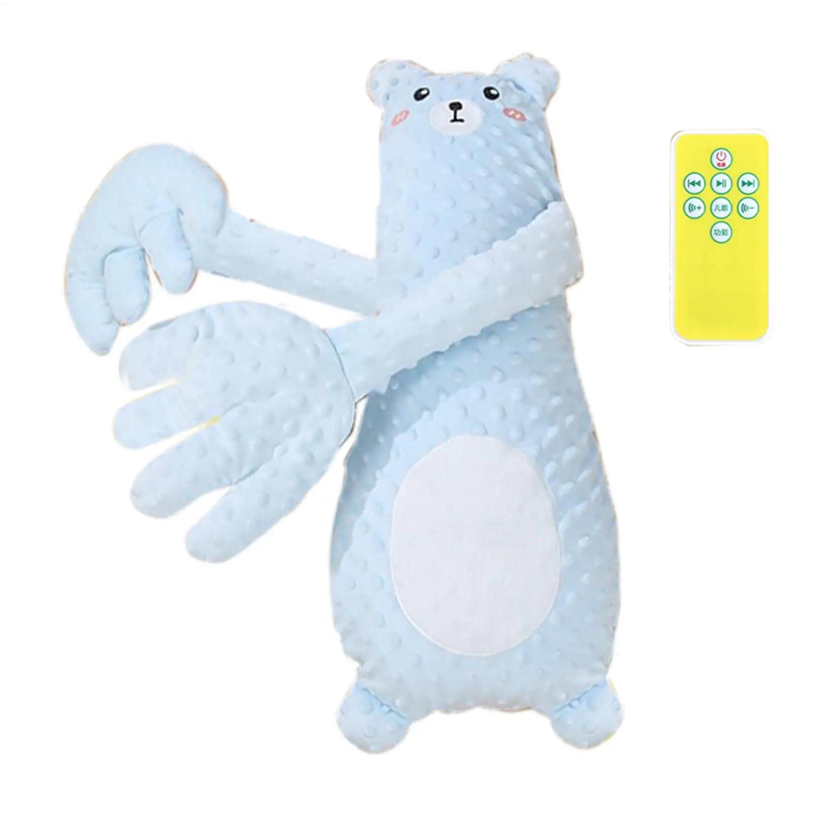 Oreiller électrique pour bébé, avec paume apaisante, télécommande, oreiller pour les mains, poupée a