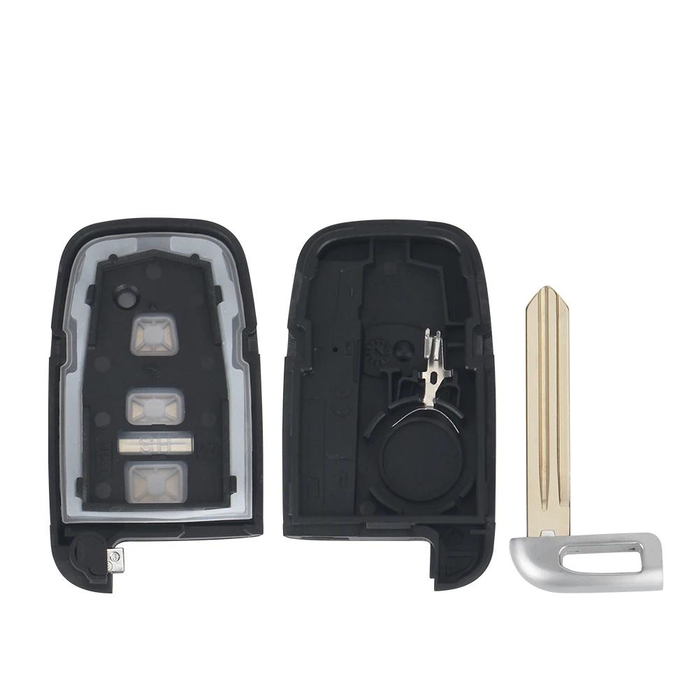 KEYYOU 2/3/4 boutons coque de clé télécommande de voiture intelligente pour Hyundai IX35 Sonata 8 El