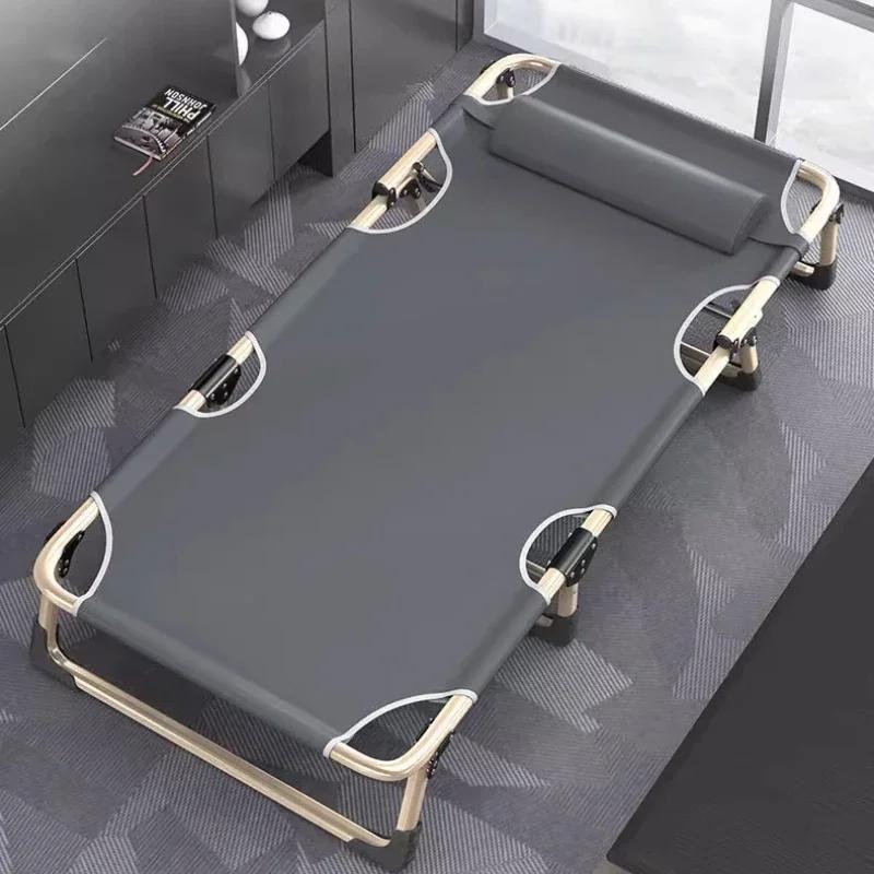 Lit de Camping pliable pour adultes, meubles portables, bureau, sieste, canapé, Compact, gain de pla