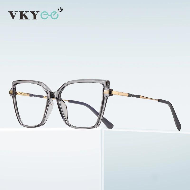 VICKY Design Simple à la mode grand cadre Anti-lumière bleue lunettes femmes lunettes de lecture per