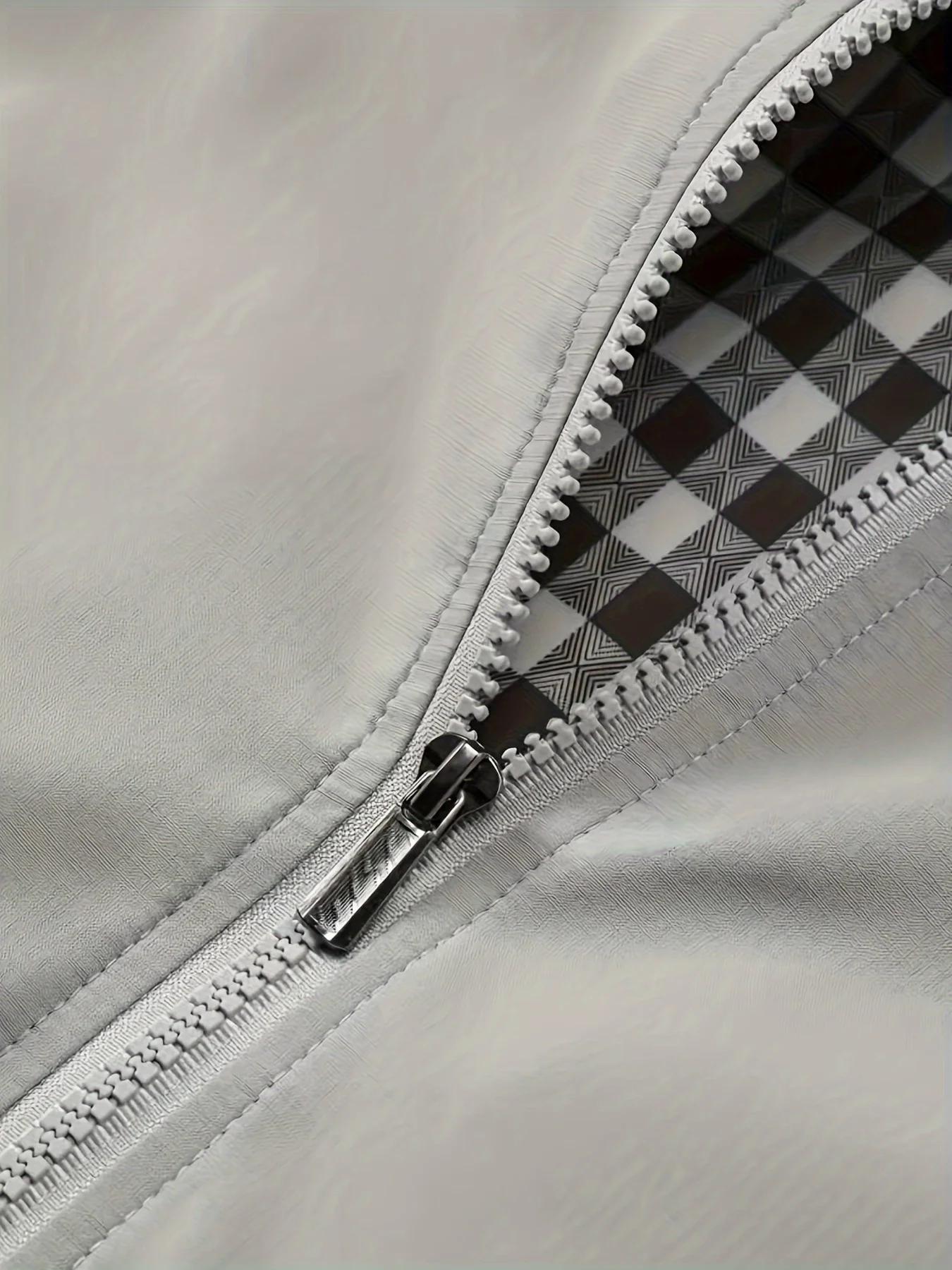 Veste grande taille pour hommes, manteau grande taille décontracté, veste fine de printemps et d'aut