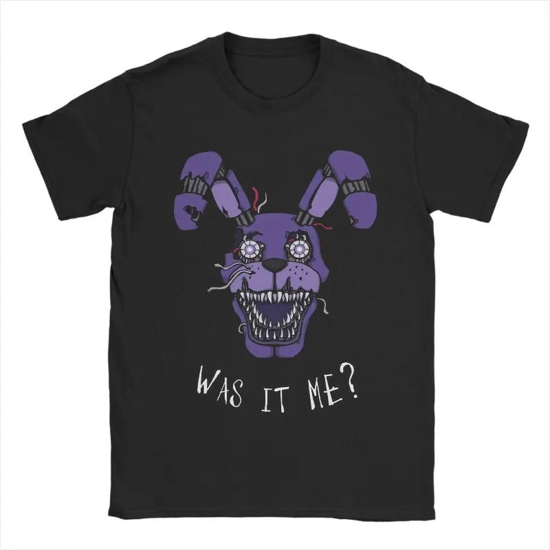 Hommes printemps été piège FNAF à Freddys trompette T-Shirts Vintage 100% coton vêtements Vintage à 