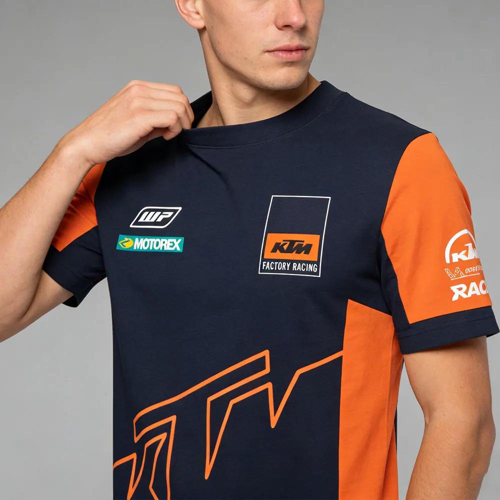 Nouveau T-shirt d'été 2026 pour hommes, col rond, manches courtes, pour les passionnés de moto, spor