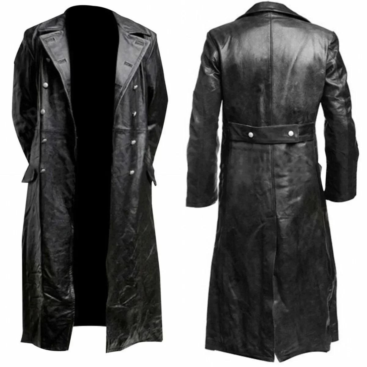 Manteau d'officier militaire classique allemand de la seconde guerre mondiale pour hommes, manteau d