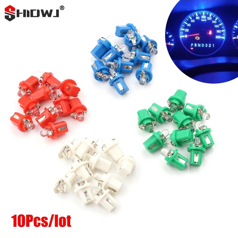 Diode électroluminescente TingPrada Board Ampoules, DC 12V T5 B8.5D Bklift SMD LED Car Light, Automo