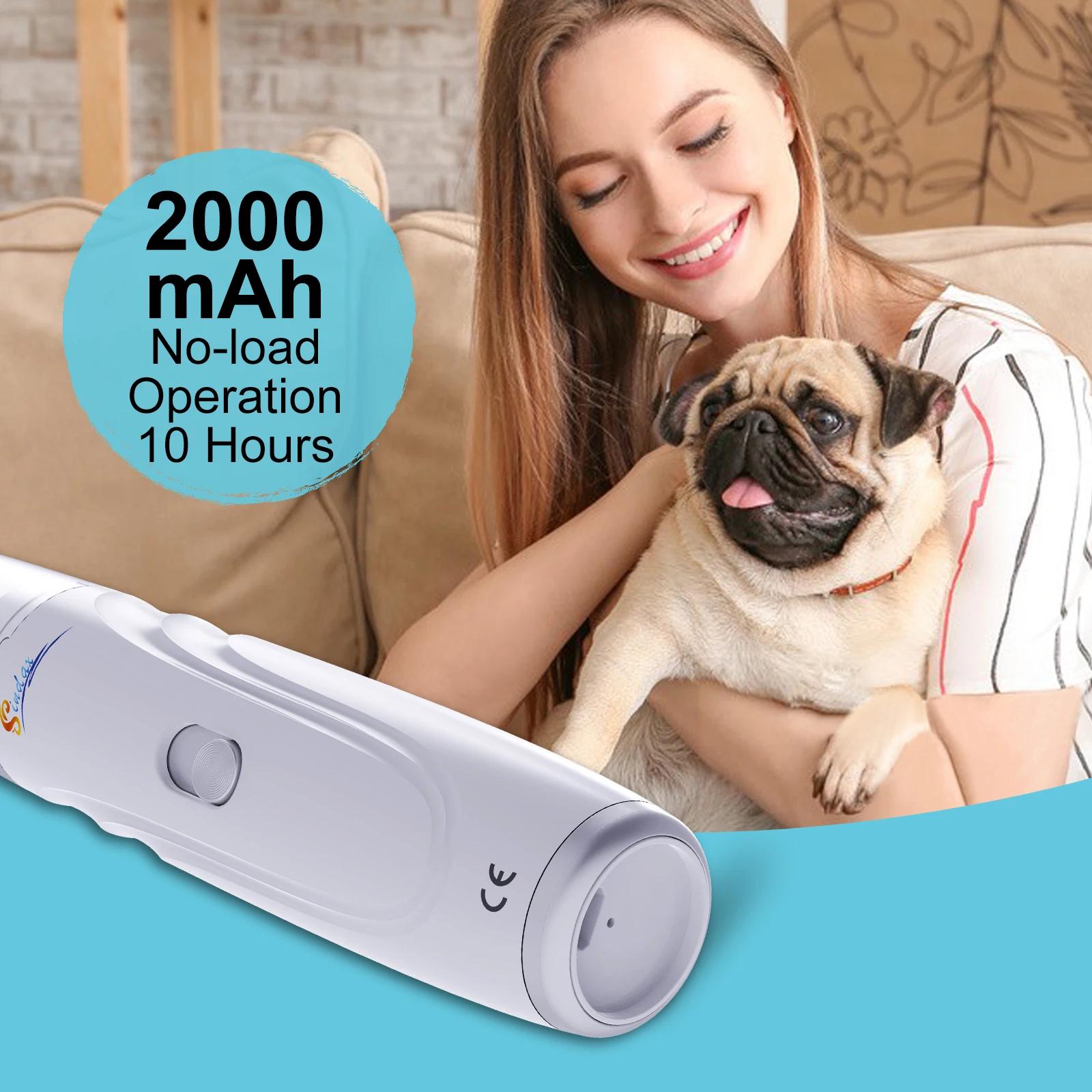 Broyeur à ongles électrique aste par USB pour animaux de compagnie, tondeuse et tondeuse, pattes ind