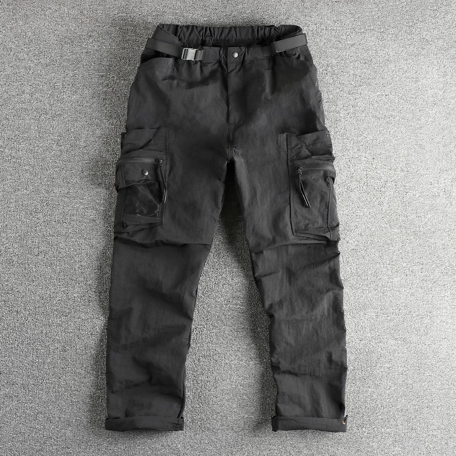 Pantalon d'assaut de parachutiste japonais, ample et droit, avec poche fonctionnelle, décontracté, a