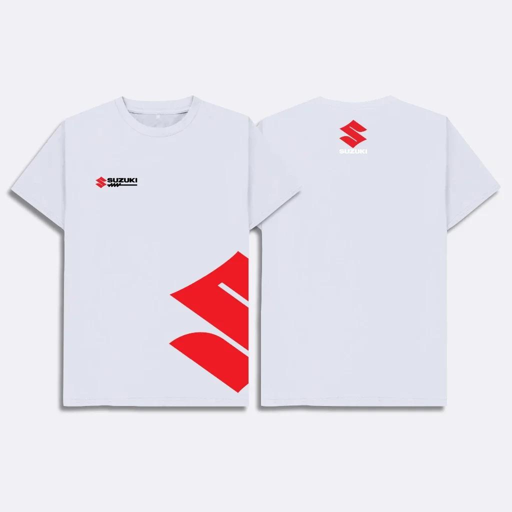 T-shirt tendance pour homme en coton 100% avec imprimé voiture Suzuki 2026, idéal pour l'été, le quo