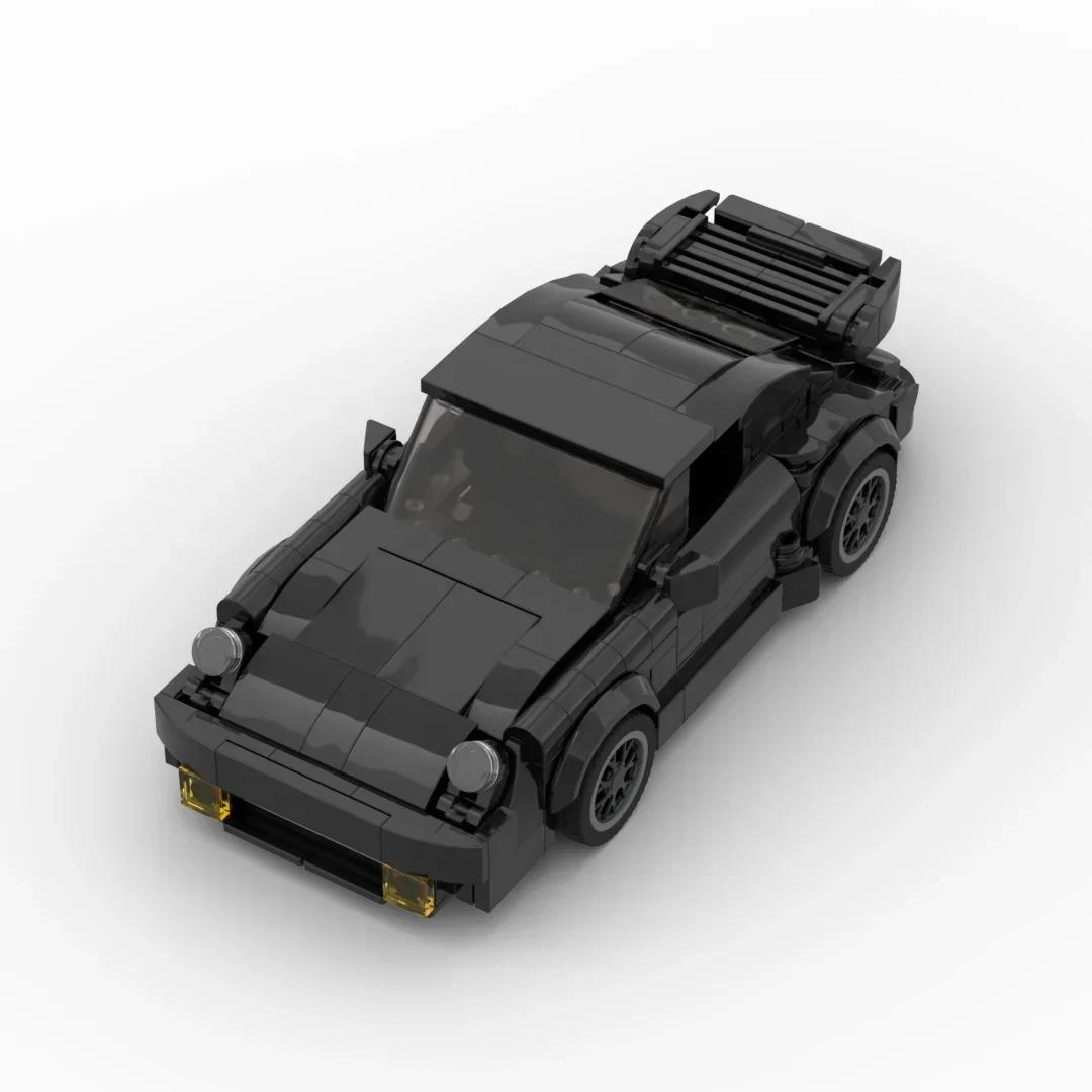 MOC Black Bird (930) blocs de construction de voiture de sport de course Turbo, véhicule de course e