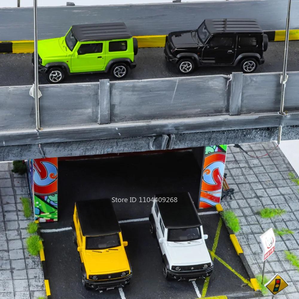 SUZUKI JIMNY – modèle de voiture jouet en alliage, échelle 1:52, Suspension à quatre roues, voitures
