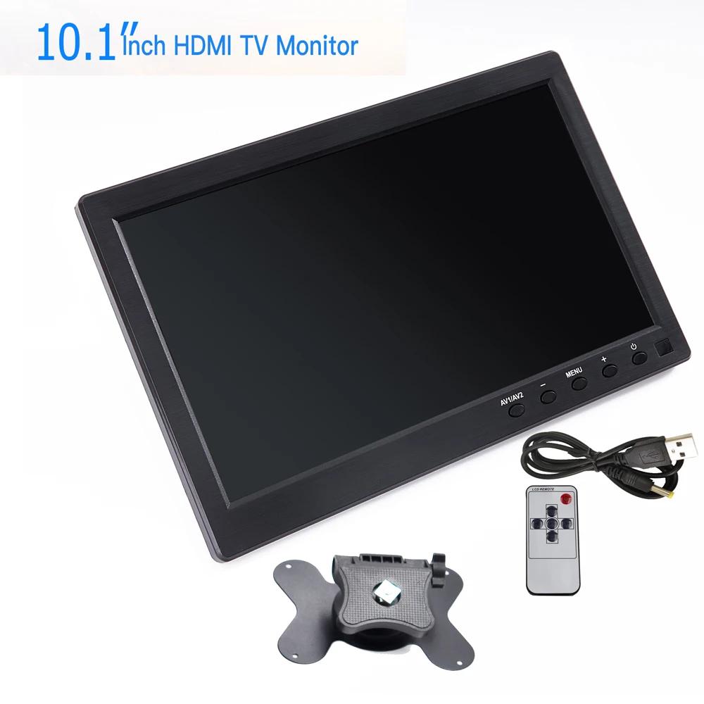 Moniteur de voiture HD de 10.1 pouces, écran numérique LCD, surveillance IPS 1024x600 avec HDMI VGA 