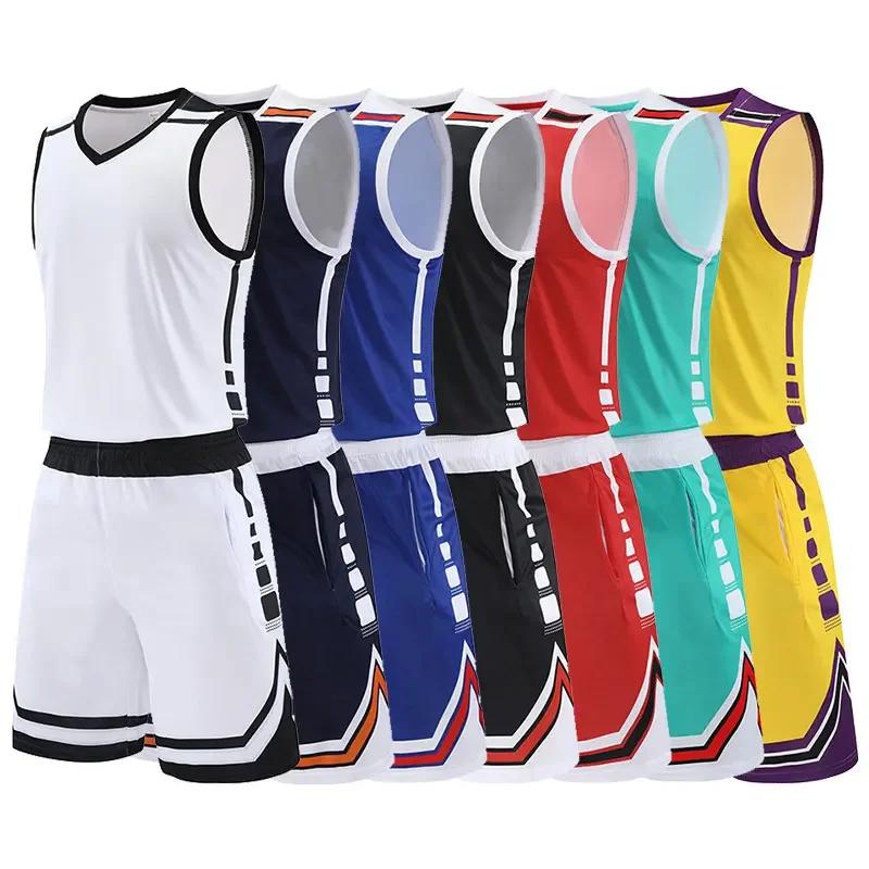 Combinaisons de basket-ball sportives, chemises de sport de course en plein air, short en Y, fitness