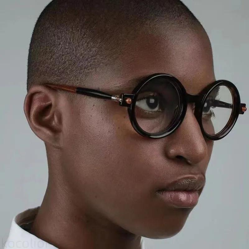 Lunettes de lecture photochromiques rondes rétro Anti lumière bleue pour hommes et femmes, Design de
