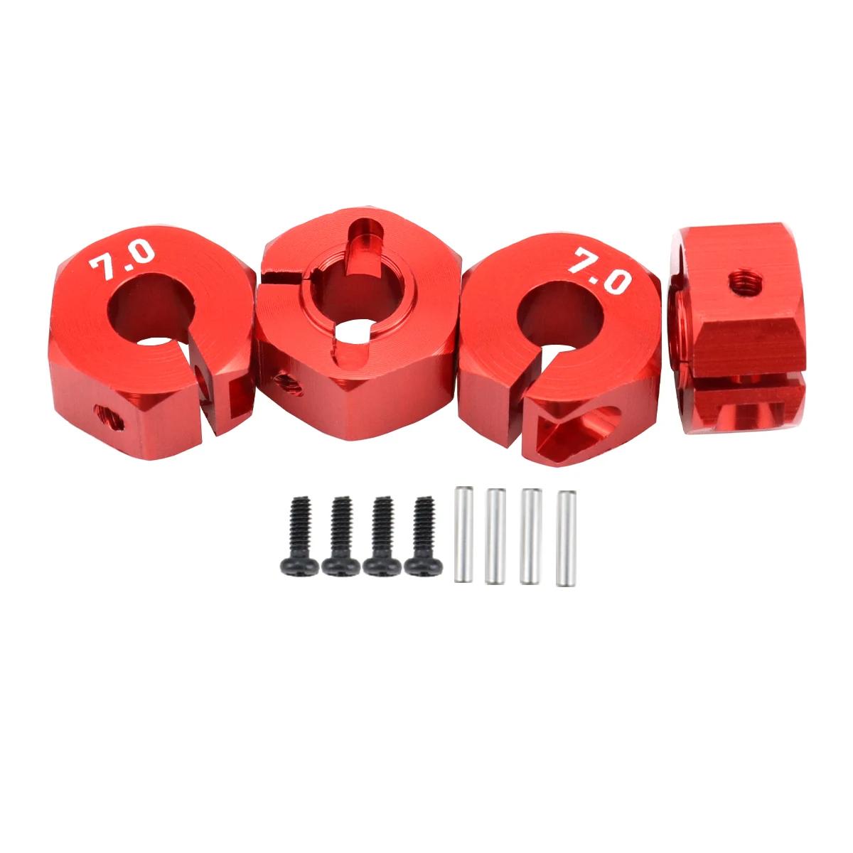 Adaptateur en aluminium 5/6/7/8/9/10/11/12mm, moyeu d'entraînement hexagonal de 12mm avec vis à broc