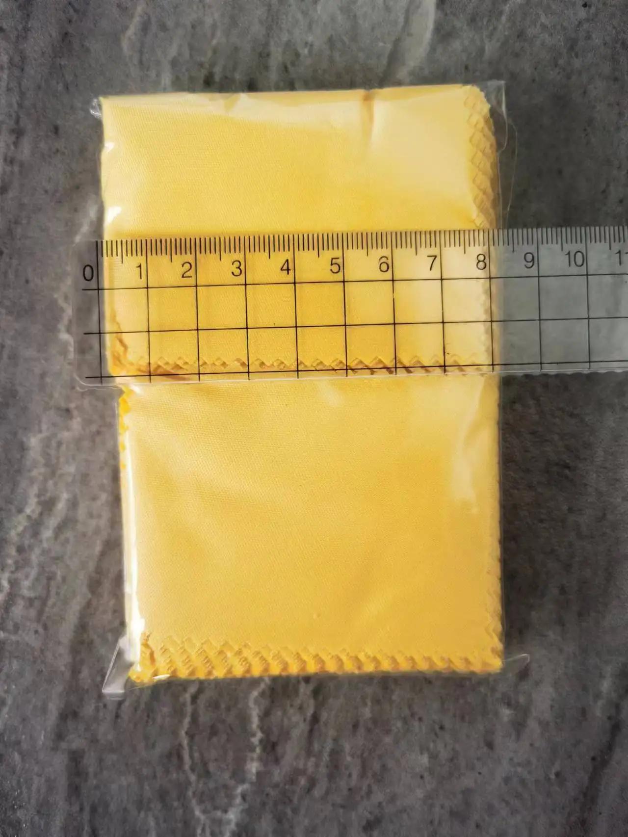 Chiffon de nettoyage pour lunettes de soleil, Portable, pur, 100 pièces/paquet, 6x8CM, pour écran de