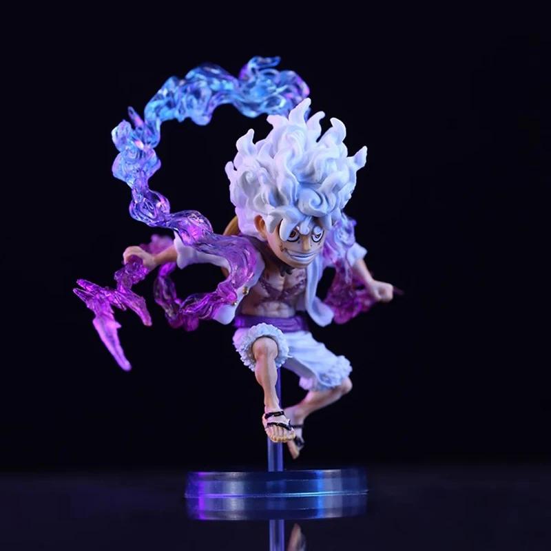 Bandai-Mini figurine One Piece Luffy Gear 5, statue de dieu du soleil, nika, figurine d'anime, modèl