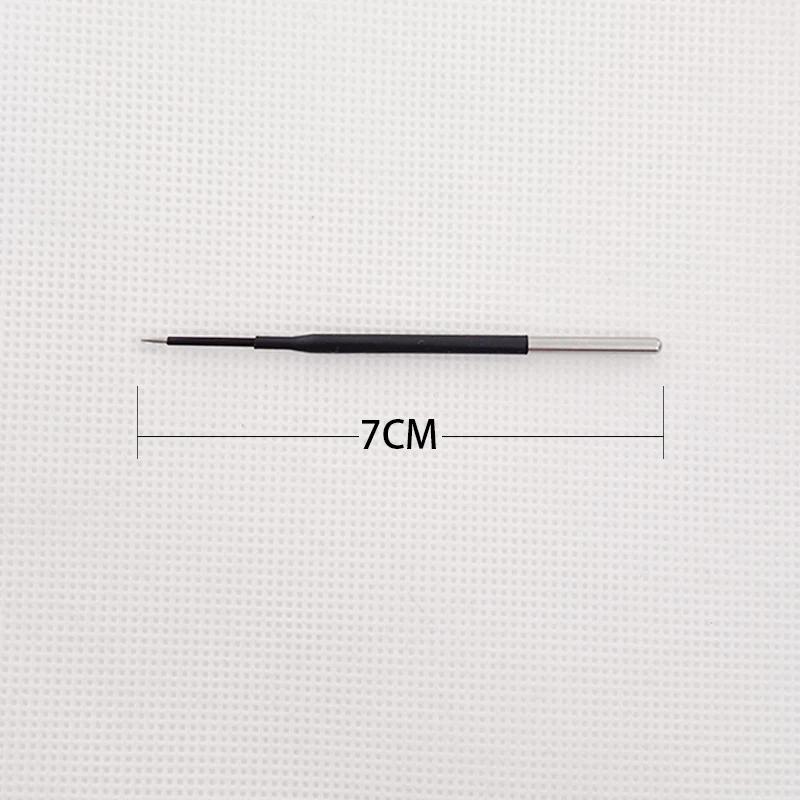 Électrode à aiguille en tungstène à intervention minimalement invasive, couteau de beauté non adhési