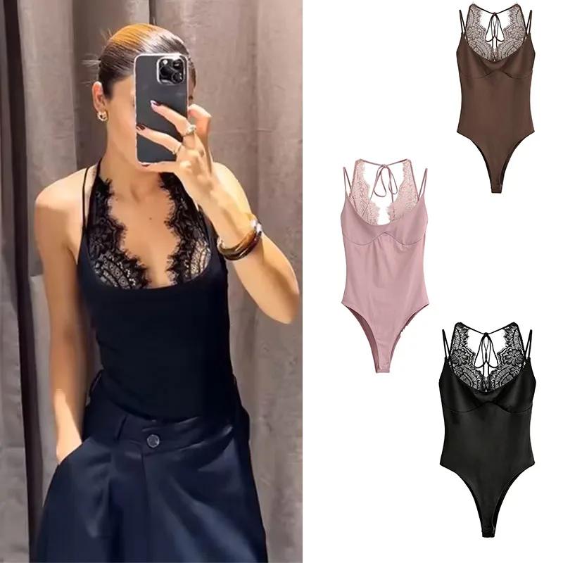 Combinaison rose sexy pour femme, idéale pour les soirées en boîte de nuit, combinaison moulante san