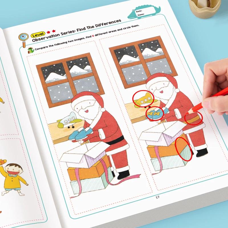 Cahier d'activités sur les différences invisibles, comprenant 32 jeux d'observation interactifs et d