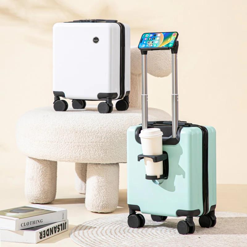 Valises De Voyage aériennes sur roulettes avec porte-gobelet, valise à main pour boîte De Voyage en 