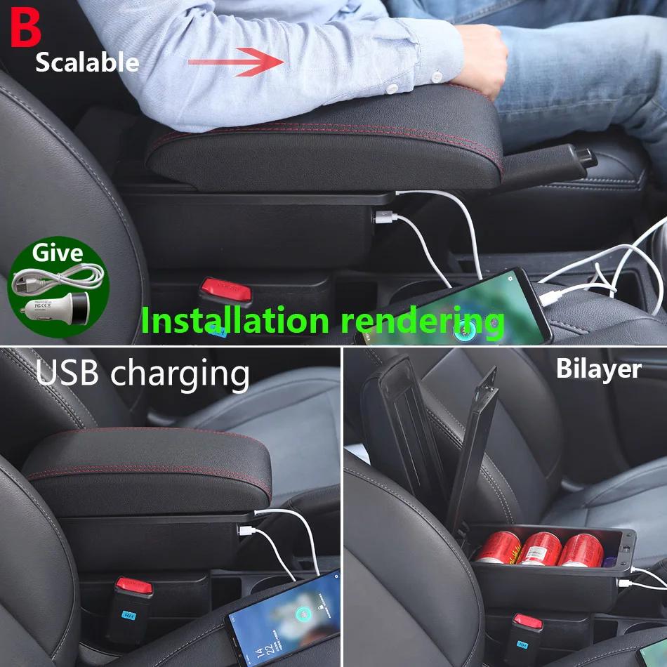 Boîte de rangement pour accoudoir de voiture Volkswagen Polo, rénovation dédiée, pièces de rénovatio