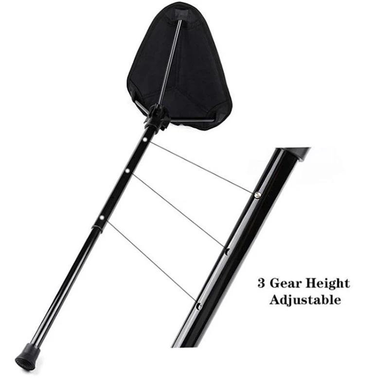 Tabouret de voyage portable avec support télescopique, tabouret pliant, compact et pliable, recomman