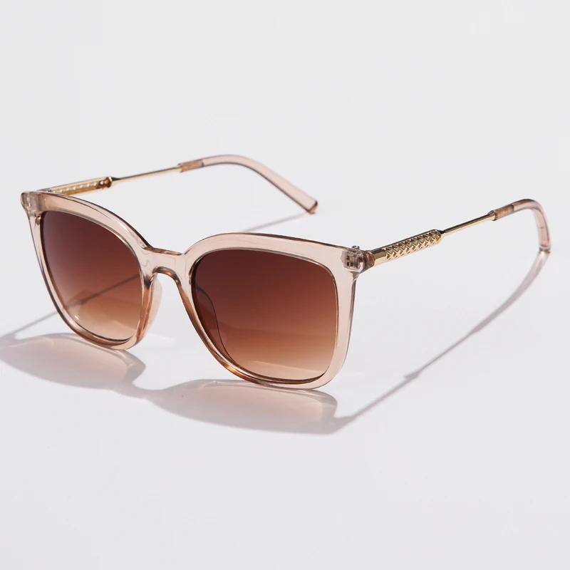 Lunettes de soleil carrées classiques femmes hommes Vintage marque lunettes de soleil cadre en allia