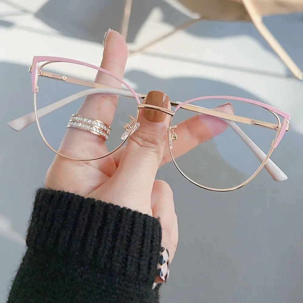 Lunettes bloquant la lumière bleue pour femmes, lunettes optiques, Protection des yeux, lunettes d'o