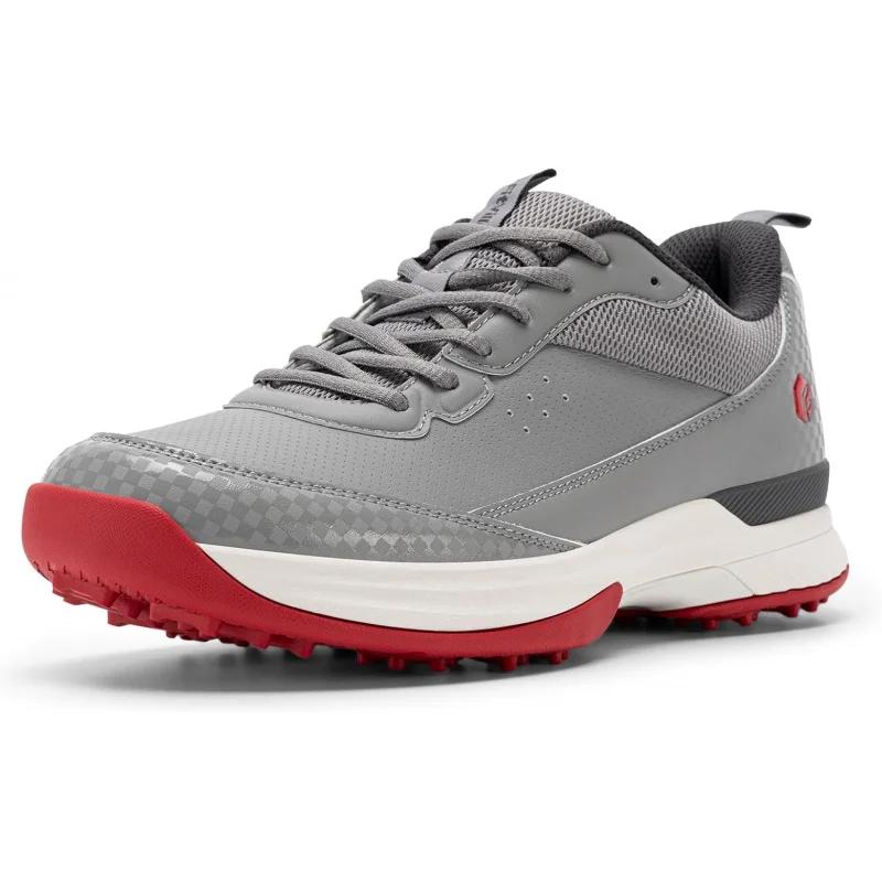 Chaussures de golf larges FitVille pour hommes, chaussures de golf professionnelles résistantes à l'