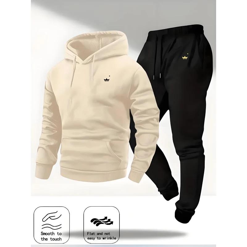 2025 couronne Logo imprimé automne/hiver mode nouveaux vêtements de sport à capuche mode extérieure 