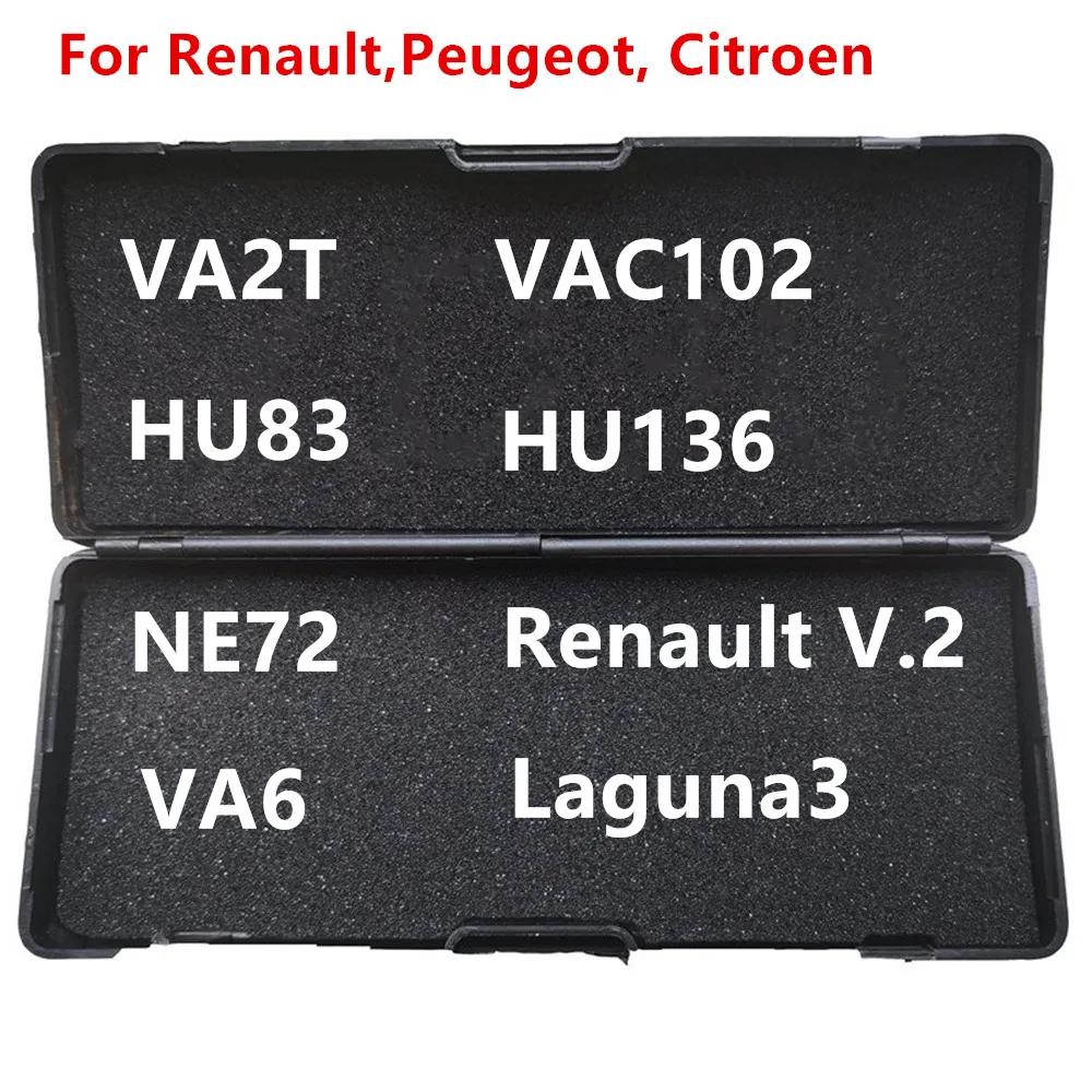LiShi 2 en 1 VA2T VA2 HU83 NE72 VAC102 HU136 VA6 pour Renault V.2 Laguna3 outils de serrurier pour R