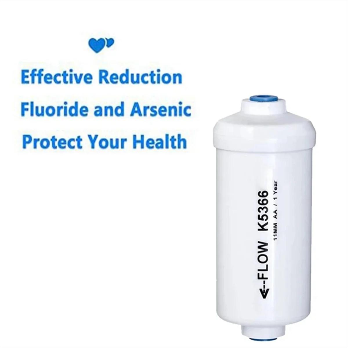 Filtre à eau au fluorure de rechange K5366, compatible avec les éléments de purification du système 