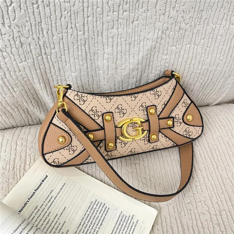 Sac à main pour femme de créateur célèbre, sac à bandoulière en cuir, marque de luxe, style classiqu