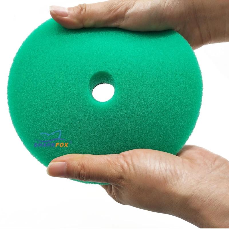 Sharkfox 3 "(80mm)/5" (125mm)/6 "(150mm) Kit de tampons éponge de polissage pour polisseuse de voitu