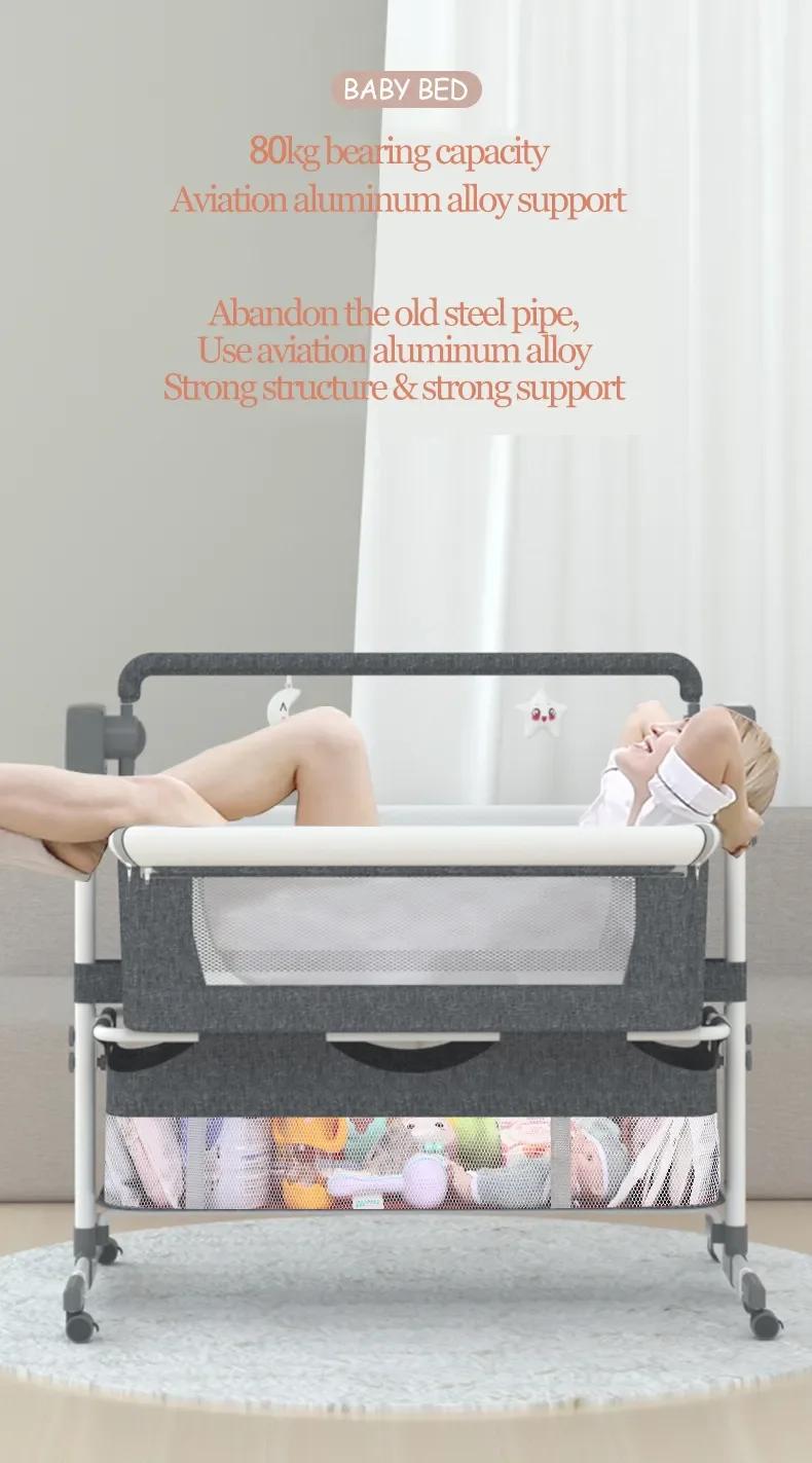 Berceaux pour bébé, berceau électrique pour nouveau-nés, couffin à bascule Portable avec balançoire 
