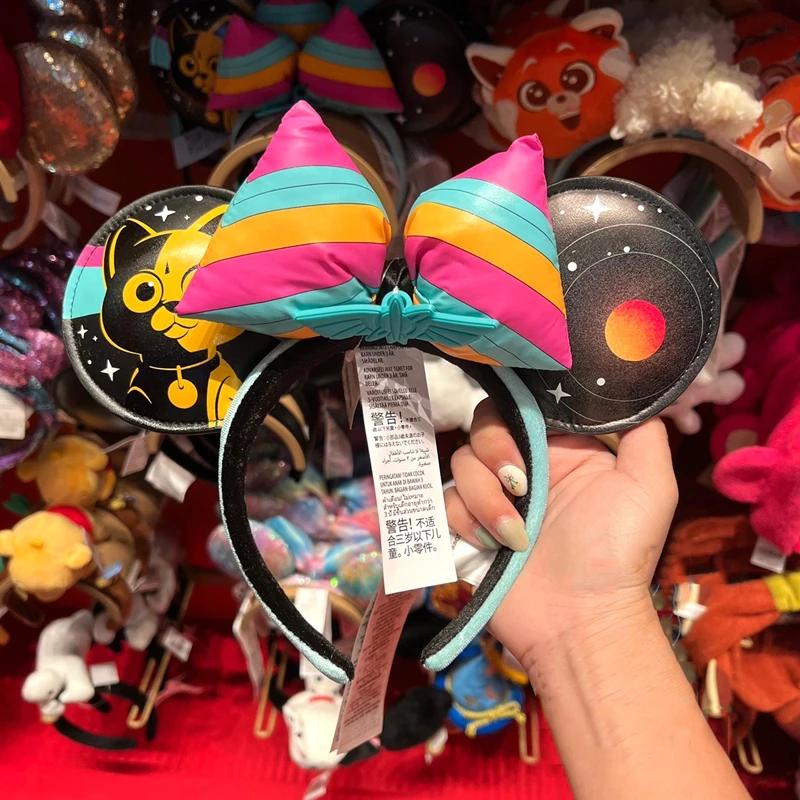 Bandeau Disney Mickey Ears, accessoire pour cheveux pour adultes/enfants, pour Disneyland Little Wor