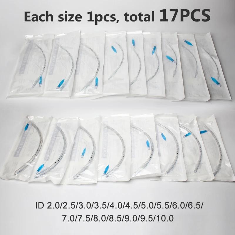 Tube endotrachéal avec manchette ID 2.0-10mm Tube trachéal stérilisé pour consommables médicaux vété