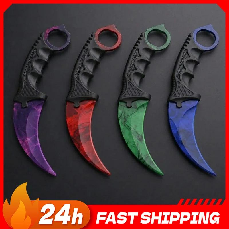 Couteaux à griffes en alliage de 18,8 cm, 4 styles, modèle Karambit Doppler Seiko, accessoires de je