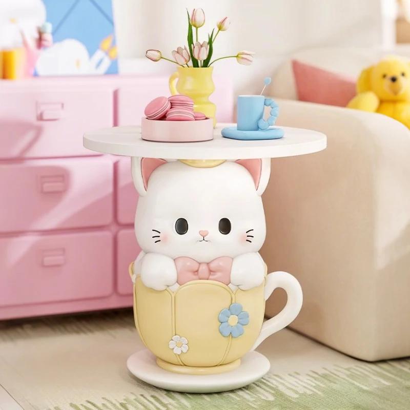 Décoration de chambre Kawaii, table basse, table d'appoint de canapé, table de chevet pour chambre d
