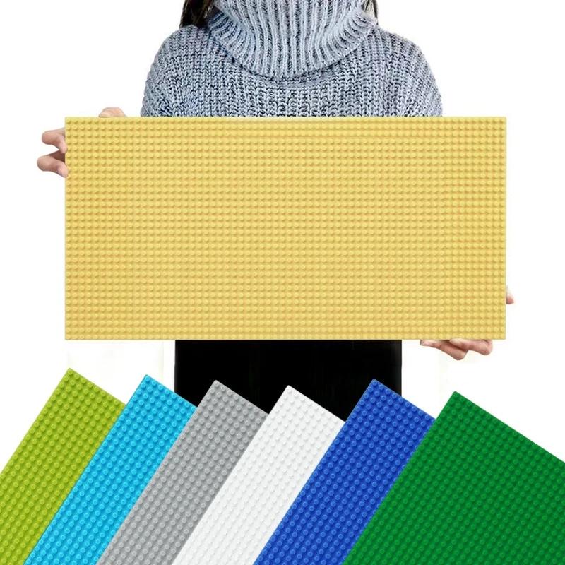 Panneau mural de blocs de construction 32x64 points, plaque de base en brique créative DIY Compatibl