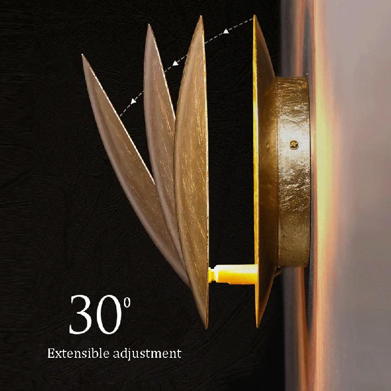 Moon Concept – applique murale solaire en éclipse, style nordique Vintage, luminaire décoratif d'int